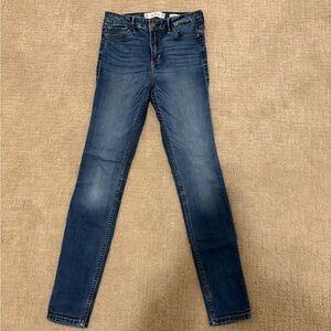 Hollister Medium Wash High Rise Super Skinny Jeans